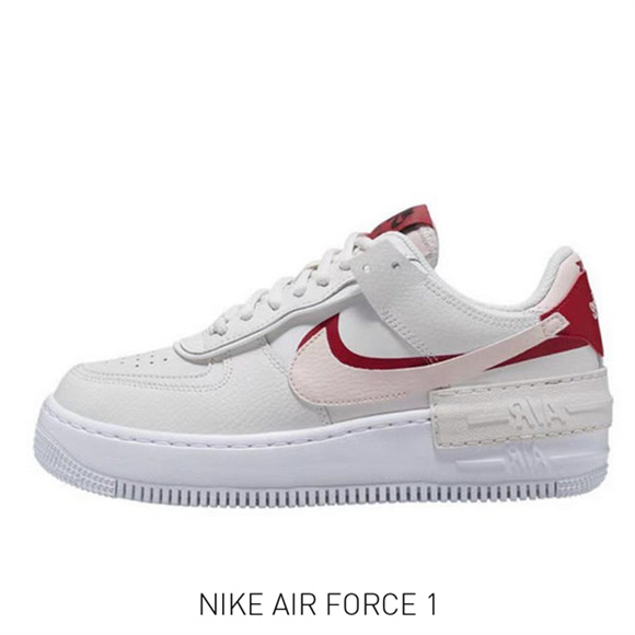 AF 1 紅粉撞色1